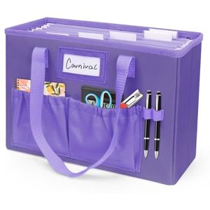 abcxgood Desktop File Organizer Box,Collapsible Hanging Filing Box,Home Office Document Storage Organizer with Front Pocket and Handles, Letter Size Folder. (Purple) abcxgood Desktop File Organizer Box,Collapsible Hanging Filing Box,Home Office Document Storage Organizer with Front Pocket and Handles, Letter Size Folder. (Purple)