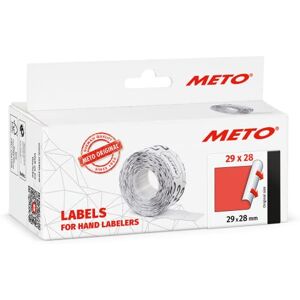 METO Labels - Red Fluorescent - 3 Lines - Suitable for METO Classic XL - Labels METO Labels - Red Fluorescent - 3 Lines - Suitable for METO Classic XL - Labels