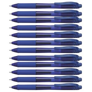 Pentel EnerGel X Retractable Gel Rollerball Pen, 1.00mm Tip, Blue Ink, (1 Pack of 12 Pens) Pentel EnerGel X Retractable Gel Rollerball Pen, 1.00mm Tip, Blue Ink, (1 Pack of 12 Pens)
