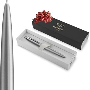 PARKER Jotter XL Ballpoint Pen Monochrome Stainless Medium Point Blue Ink Gift Box PARKER Jotter XL Ballpoint Pen Monochrome Stainless Medium Point Blue Ink Gift Box