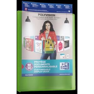 Oxford Polyvision Document Sleeves A4 60 Sides / 30 Pockets Pack of 15 Green Oxford Polyvision Document Sleeves A4 60 Sides / 30 Pockets Pack of 15 Green