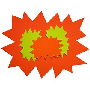 APLI -AGIPA 14985 Display Labels 80 x 120 mm Fluorescent Cardboard 780 g Erasable Yellow/Orange Pack of 10 APLI -AGIPA 14985 Display Labels 80 x 120 mm Fluorescent Cardboard 780 g Erasable Yellow/Orange Pack of 10