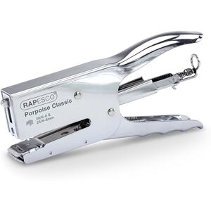 Rapesco R81000A3 Porpoise Classic Stapling Plier, 45 Sheet Capacity, Chrome Rapesco R81000A3 Porpoise Classic Stapling Plier, 45 Sheet Capacity, Chrome