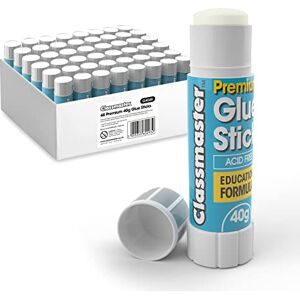 SHOW-ME Classmaster Glue Sticks for School & Crafts 40g Child-safe Paper Glue with Strong Hold Washable, Non-Toxic PVP Formula Classroom & Scrapbooking Supplies, 48 Pack SHOW-ME Classmaster Glue Sticks for School & Crafts 40g Child-safe Paper Glue with Strong Hold Washable, Non-Toxic PVP Formula Classroom & Scrapbooking Supplies, 48 Pack