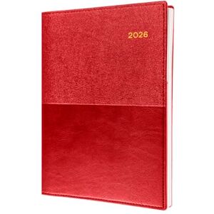 Collins Valour 2026 12 Month Calendar Year Planner, Day-To-Page with Hourly Appointments Diary, A5 Red (VAL251.15-26) Collins Valour 2026 12 Month Calendar Year Planner, Day-To-Page with Hourly Appointments Diary, A5 Red (VAL251.15-26)