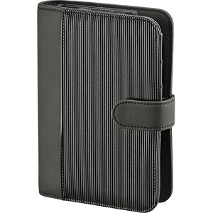 BSB Organiser Weekly Planner Appointment Calendar – 2021 – Approx. A6 – Soft Film, PU Groove Design, Black – Ring Binder with 6 Holes Refillable – Model Compact BSB Organiser Weekly Planner Appointment Calendar – 2021 – Approx. A6 – Soft Film, PU Groove Design, Black – Ring Binder with 6 Holes Refillable – Model Compact