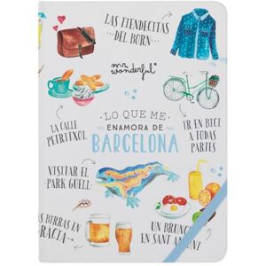 Mr. Wonderful A5 Notebook Barcelona Hard Cover Notebook Soft Touch Finish 160 Pages Mr. Wonderful A5 Notebook Barcelona Hard Cover Notebook Soft Touch Finish 160 Pages