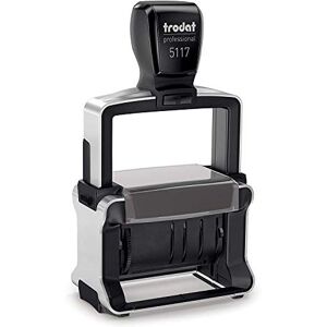 Trodat 5117 Professional Self-Inking Polynome Date 12 Commercial Texts, Ink Colour: Black Text Plate Max 48 x 4 mm Trodat 5117 Professional Self-Inking Polynome Date 12 Commercial Texts, Ink Colour: Black Text Plate Max 48 x 4 mm