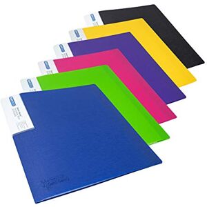 Rapesco 1647 Presentation Folder with Antibacterial Protection, 40 Pockets, A4, Assorted Colours, Pack of 6 Rapesco 1647 Presentation Folder with Antibacterial Protection, 40 Pockets, A4, Assorted Colours, Pack of 6