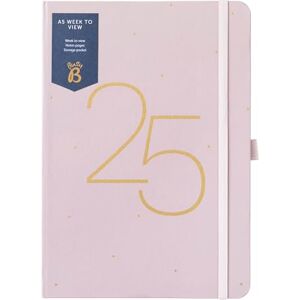 Busy B A5 Weekly Planner Diary 2025 Compact Diary for Students, Teachers, Work & More With a Week-to-View Layout, Notes Pages, Storage Pocket & Elastic Closure Band Pink Planner Jan-Dec Busy B A5 Weekly Planner Diary 2025 Compact Diary for Students, Teachers, Work & More With a Week-to-View Layout, Notes Pages, Storage Pocket & Elastic Closure Band Pink Planner Jan-Dec