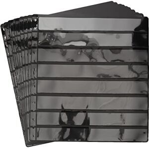 PARDO 100800 – Pack of 10 Stamps – 16 Lodging, Foil Cases Central Opaque Black and Transparent On Each Side PARDO 100800 – Pack of 10 Stamps – 16 Lodging, Foil Cases Central Opaque Black and Transparent On Each Side