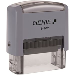 Genie S-402 Self-Inking Stamp Set (IncludesAccessory, Ink Pad) 4 Rows Genie S-402 Self-Inking Stamp Set (IncludesAccessory, Ink Pad) 4 Rows