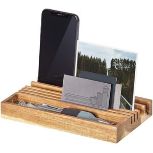 Gentlemen’s Hardware Wooden Desk Organiser with Phone Stand Contains storage for pens, business cards and other small items 100% recyclable packaging. Gentlemen’s Hardware Wooden Desk Organiser with Phone Stand Contains storage for pens, business cards and other small items 100% recyclable packaging.