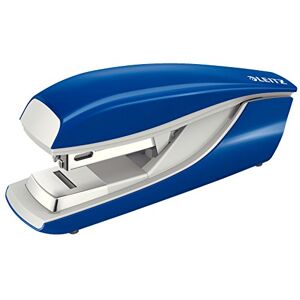 Leitz Stapler, 30 Sheet Capacity, Ergonomic Metal Body, Includes Staples, Flat Clinch, NeXXt Range, 55050035 Blue Leitz Stapler, 30 Sheet Capacity, Ergonomic Metal Body, Includes Staples, Flat Clinch, NeXXt Range, 55050035 Blue