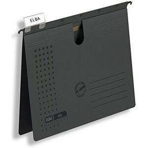 Elba Chic Ultimate 85741AZ Suspension File Folder Thumb Hole Loose Leaf System Pack of 25 Anthracite Suspension File Chic Ultimate®, Commercial Filing Charcoal Elba Chic Ultimate 85741AZ Suspension File Folder Thumb Hole Loose Leaf System Pack of 25 Anthracite Suspension File Chic Ultimate®, Commercial Filing Charcoal