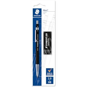 STAEDTLER 780 C BKP6 Mars Technico Leadholder Clutch Pencil with Built-In Sharpener HB, 2mm Line Width (Pack of 1 + FREE Eraser) STAEDTLER 780 C BKP6 Mars Technico Leadholder Clutch Pencil with Built-In Sharpener HB, 2mm Line Width (Pack of 1 + FREE Eraser)