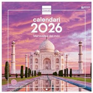 Finocam Wall Calendar 2026 30x30 cm Month View January December 2026 + Sep.- Dec. 2025 (4 months) reduced Calendar 2026 Images Wonders of the world Catalan Finocam Wall Calendar 2026 30x30 cm Month View January December 2026 + Sep.- Dec. 2025 (4 months) reduced Calendar 2026 Images Wonders of the world Catalan