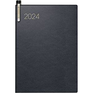 BRUNNEN Weekly calendar model 713 2024, 2 pages = 1 week, sheet size 7.2 x 10.2 cm, black BRUNNEN Weekly calendar model 713 2024, 2 pages = 1 week, sheet size 7.2 x 10.2 cm, black