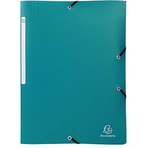 Exacompta Ref 55083E Opak Elasticated 3 Flap Folder -240 x 320cm in Size, Suitable for A4 Documents, Matt Polypropylene, Label on Spine Green (Pack 10) Exacompta Ref 55083E Opak Elasticated 3 Flap Folder -240 x 320cm in Size, Suitable for A4 Documents, Matt Polypropylene, Label on Spine Green (Pack 10)