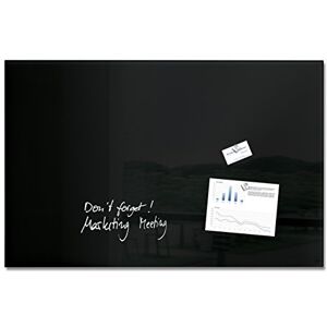 Sigel GL140 Premium Glass magnetic Board, glossy surface, 100 x 65 cm, easy mounting, Black Artverum Sigel GL140 Premium Glass magnetic Board, glossy surface, 100 x 65 cm, easy mounting, Black Artverum