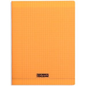 Calligraphe r 18398C An Orange Stapled Notebook (a Clairefontaine Brand) 24x32 cm 192 Seyes TriColoure Pages 90 g White Paper Transparent Polypro Cover Calligraphe r 18398C An Orange Stapled Notebook (a Clairefontaine Brand) 24x32 cm 192 Seyes TriColoure Pages 90 g White Paper Transparent Polypro Cover