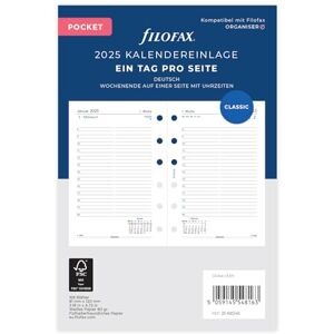 Filofax Pocket 1 Day on a Page (German) 2025 Filofax Pocket 1 Day on a Page (German) 2025