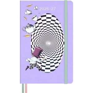 Moleskine Alice’s Adventures in Wonderland 18‑Month Weekly Planner 2026‑27, Ruled Pages, Hard Cover with Elastic Closure, Mad Hatter, Large Size 13 x 21 cm Moleskine Alice’s Adventures in Wonderland 18‑Month Weekly Planner 2026‑27, Ruled Pages, Hard Cover with Elastic Closure, Mad Hatter, Large Size 13 x 21 cm