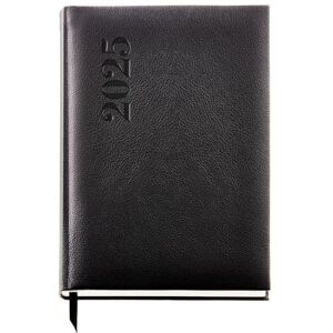 Miquelrius 2025 Diary, Yearly Diary 155 x 213 mm, Day Page Agenda, Stitched Padded Hard Cover, 80 g/m² Paper, Spanish, English and Portuguese, Black Miquelrius 2025 Diary, Yearly Diary 155 x 213 mm, Day Page Agenda, Stitched Padded Hard Cover, 80 g/m² Paper, Spanish, English and Portuguese, Black