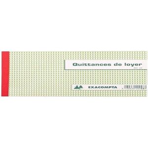 Exacompta Ref. 43AE 1 RENT RECEIPT Manifold 50 numbered carbonless sheets in 3 copies (1 original + 2 copies) format 125 x 21 mm FSC certified made in France Exacompta Ref. 43AE 1 RENT RECEIPT Manifold 50 numbered carbonless sheets in 3 copies (1 original + 2 copies) format 125 x 21 mm FSC certified made in France