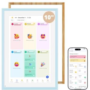 Dragon 2026 Digital Calendar with 2 Replaceable Frames, 10 Inch Electronic Calendar Planner for Chore Chart and Home Organization, Interactive Touch Screen Desktop & Wall Mountable, a Gift for Families Dragon 2026 Digital Calendar with 2 Replaceable Frames, 10 Inch Electronic Calendar Planner for Chore Chart and Home Organization, Interactive Touch Screen Desktop & Wall Mountable, a Gift for Families