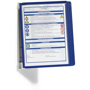 Durable VARIO Display Panel Wall Unit 5 Panels in Dark Blue Perfect For Storing and Displaying A4 Documents Durable VARIO Display Panel Wall Unit 5 Panels in Dark Blue Perfect For Storing and Displaying A4 Documents