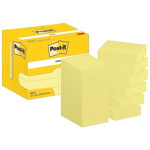 Post-it Notes Canary Yellow, Pack of 12 Pads,100 Sheets per Pad, 38 mm x 51 mm, Canary Yellow Self-Stick Notes for Note Taking, to Do Lists & Reminders Post-it Notes Canary Yellow, Pack of 12 Pads,100 Sheets per Pad, 38 mm x 51 mm, Canary Yellow Self-Stick Notes for Note Taking, to Do Lists & Reminders