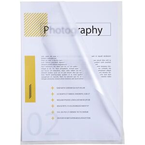 Exacompta Ref. 57120E Bag of 100 corner pockets In economical grained polypropylene Thickness 9/100th Format to file A4 Crystal Exacompta Ref. 57120E Bag of 100 corner pockets In economical grained polypropylene Thickness 9/100th Format to file A4 Crystal