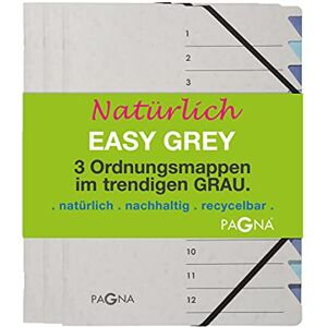 Pagna 44008-00 Organiser Set 12 Compartments Easy Grey Assorted Pack of 3 Pagna 44008-00 Organiser Set 12 Compartments Easy Grey Assorted Pack of 3