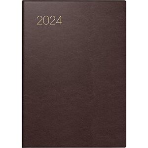 BRUNNEN Weekly calendar model 713 2024, 2 pages = 1 week, sheet size 7.2 x 10.2 cm, burgundy BRUNNEN Weekly calendar model 713 2024, 2 pages = 1 week, sheet size 7.2 x 10.2 cm, burgundy