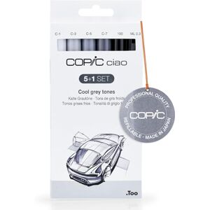 Copic Ciao Marker 5+1 Grey Tones - Markers and Pens Copic Ciao Marker 5+1 Grey Tones - Markers and Pens