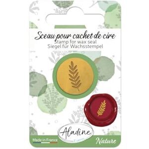 Aladine - Brass Wax Seal Embosser - Brass - Embosser Wax Gun - for Carding, Craft - 70232 Aladine - Brass Wax Seal Embosser - Brass - Embosser Wax Gun - for Carding, Craft - 70232
