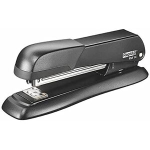 Rapid FM14 Full Strip Stapler, 25 Sheet Capacity, Stapling, Tacking and Pinning, Ergonomic Design, Metal Body, Black, 5000282 Rapid FM14 Full Strip Stapler, 25 Sheet Capacity, Stapling, Tacking and Pinning, Ergonomic Design, Metal Body, Black, 5000282
