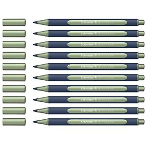 Schneider ML05001035 Metallic Rollerball Pens (Line Width 0.4 mm, Highly Metallic Ink, Quick-Drying, Housing Made of 88% Bio-Based Plastic) Pack of 10, Vintage Green Schneider ML05001035 Metallic Rollerball Pens (Line Width 0.4 mm, Highly Metallic Ink, Quick-Drying, Housing Made of 88% Bio-Based Plastic) Pack of 10, Vintage Green