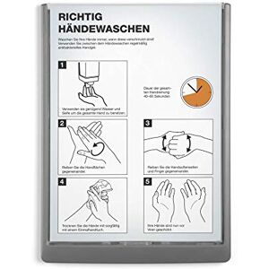 Durable Click Information Sign A4 Portrait Graphite Door and Wall Sign Includes Fittings Ideal for Offices, Hotels, Public Buildings, etc.,grey,210 x 297mm (W x H) Durable Click Information Sign A4 Portrait Graphite Door and Wall Sign Includes Fittings Ideal for Offices, Hotels, Public Buildings, etc.,grey,210 x 297mm (W x H)