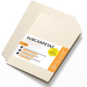 Ophituria Ivory A4 Cardboard Subfolders - File Folders Ophituria Ivory A4 Cardboard Subfolders - File Folders