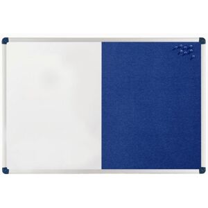 Nobo Classic Combination Board with Magnetic Drywipe and Felt Surface (Felt/Painted Steel) (900x600 mm) Nobo Classic Combination Board with Magnetic Drywipe and Felt Surface (Felt/Painted Steel) (900x600 mm)