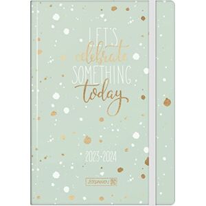 BRUNNEN School calendar ''Celebrate'' 2023/2024 1 page = 1 day A5 mint BRUNNEN School calendar ''Celebrate'' 2023/2024 1 page = 1 day A5 mint