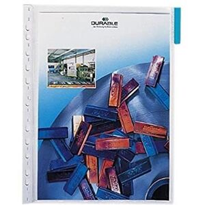 Durable 560706 Universal Punching Function Display Panel with Blue Rider (Pack of 5) Durable 560706 Universal Punching Function Display Panel with Blue Rider (Pack of 5)