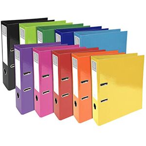 Exacompta Ref 53629E Iderama Collection Lever Arch File 320 x 290mm in Size, Suitable for Storing A4 Documents, 70mm Spine, 75mm Rings Assorted Colours (Pack of 10) Exacompta Ref 53629E Iderama Collection Lever Arch File 320 x 290mm in Size, Suitable for Storing A4 Documents, 70mm Spine, 75mm Rings Assorted Colours (Pack of 10)