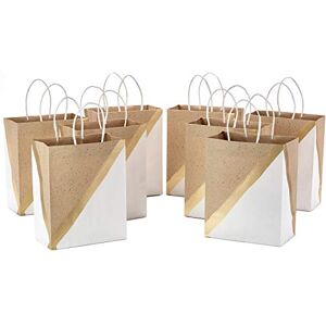 Hallmark 9" Medium Paper Gift Bags (8 Bags: White, Gold and Kraft) for Christmas, Birthdays, Weddings, Easter, Mothers Day, Graduations, Baby Showers, Bridal Showers, Care Packages Hallmark 9" Medium Paper Gift Bags (8 Bags: White, Gold and Kraft) for Christmas, Birthdays, Weddings, Easter, Mothers Day, Graduations, Baby Showers, Bridal Showers, Care Packages