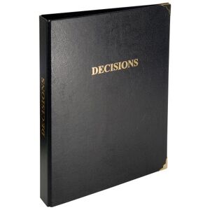 Exacompta Ref 4615E Decision Record Ring Binder 320 x 260mm in Size, Suitable for A4 Documents, Includes 100 Sheet 80gsm Refill Pad French Text Exacompta Ref 4615E Decision Record Ring Binder 320 x 260mm in Size, Suitable for A4 Documents, Includes 100 Sheet 80gsm Refill Pad French Text