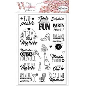 Aladine - Wedding Planner EVJF - Stamp Sheet for Organizing and Planning Your Wedding in Creative Look Aladine - Wedding Planner EVJF - Stamp Sheet for Organizing and Planning Your Wedding in Creative Look