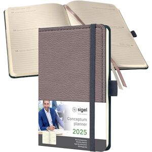 Sigel C2552 Conceptum Weekly Planner 2025, Design Taupe, 9,5 x 15 cm, hardcover, 176 Pages, Taupe Sigel C2552 Conceptum Weekly Planner 2025, Design Taupe, 9,5 x 15 cm, hardcover, 176 Pages, Taupe