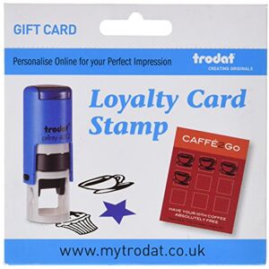Trodat Printy 4612 Personalised Loyalty Card Self Inking Stamp Voucher, 12mm Trodat Printy 4612 Personalised Loyalty Card Self Inking Stamp Voucher, 12mm